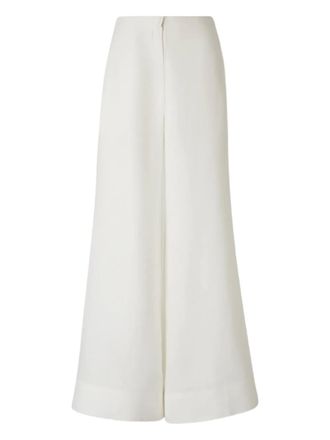 Andres Otalora patch-pocket trousers - women - Polyester/Viscose - 12 - White