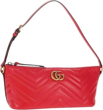 Gucci Pre-owned Shoulder Bags, female, Red, Size: ONE SIZE Pre-owned Vintage Shoulder Bag