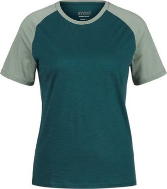 Stoic Merino155 LaholmSt. Raglan Shirt Merinoshirt f&uuml;r Damen | blau