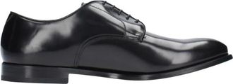 Doucal's Gladleren Derby Schoenen - Heren - Nette schoenen - Zwart - 43 1/2 EU - Leer - Schoenen