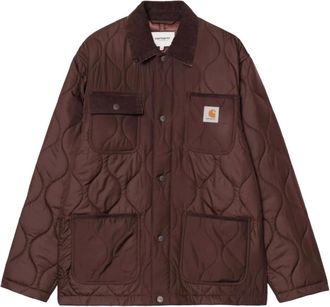 Carhartt Work in Progress Hombre, Chaquetas, Marr&oacute;n, Talla: M