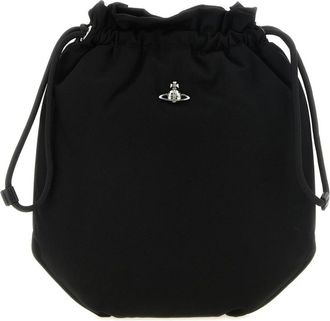 Vivienne Westwood Orb Drawstring Pouch - Dames - Tassen - Zwart - Maat: ONE Size