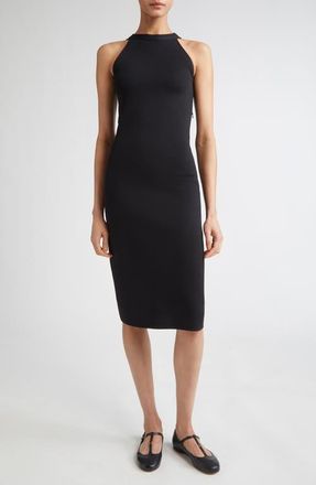 Max Mara Pirenei Racerback Dress in Black at Nordstrom, Size X-Small