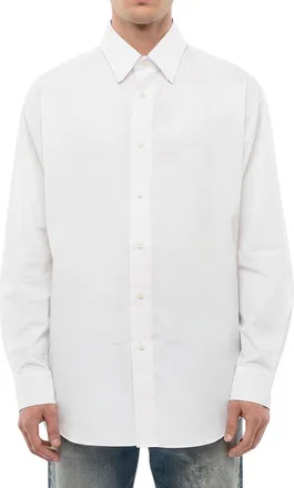 Diesel White Relaxed Logo Shirt