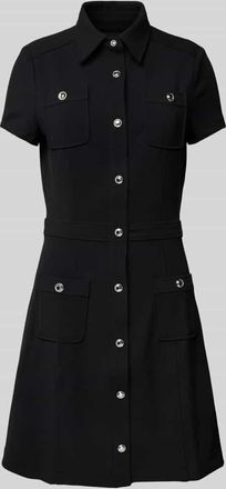 Guess Minikleid mit aufgesetzten Taschen Modell ELORA in BLACK, Gr&ouml;&szlig;e S