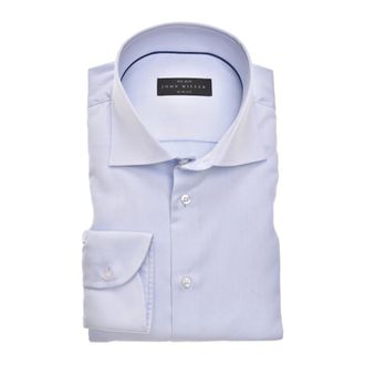 John Miller Heren, Overhemden, Blauw, Maat: 6XL Katoen