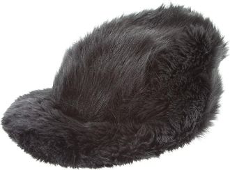 Junya Watanabe faux fur hat - Nero