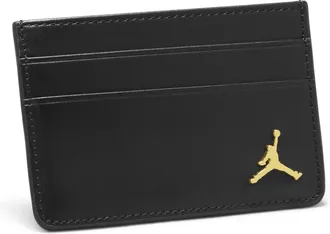 Nike Jordan Mens Jordan Jumpman Ingot Card Case in Black | MA0820-023