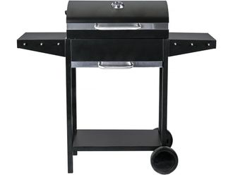 Habitat et Jardin Habitat Et Jardin - Barbecue A Carbonella bizon - 119 X 50 X 101 Cm - Nero