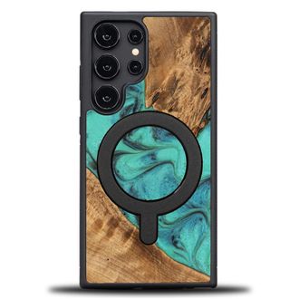 OEM Funda Bewood Unique Para Samsung Galaxy S24 Ultra - Turquesa Con Magsafe