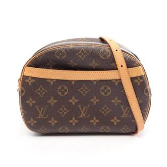Louis Vuitton Pre-owned Blois Monogram Schoudertas - Dames - Pre-owned - Bruin - Maat: ONE Size Leer