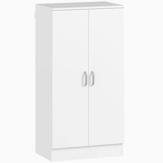HOMCOM Zapatero 55x35x108 cm blanco