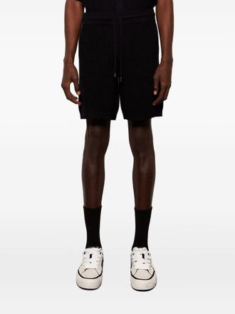 Amiri crochet-mesh shorts - Black