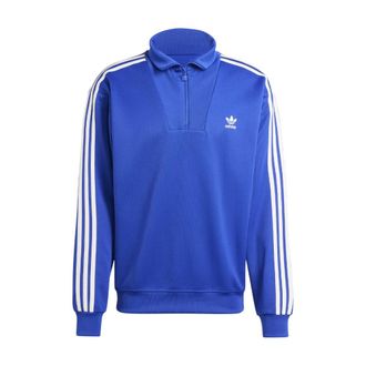 adidas Heren, Sweatshirts & Hoodies, Blauw, Maat: S Katoen