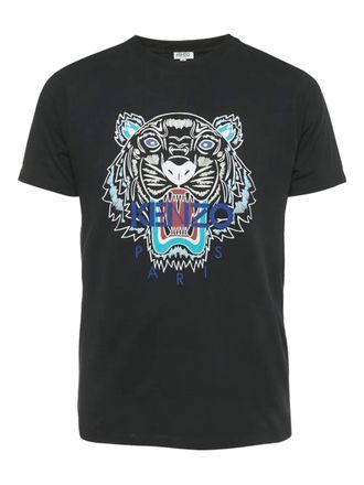 Kenzo T-shirt met tijgerprint - Zwart