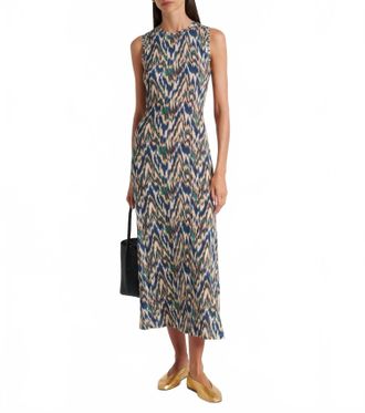 Ulla Johnson Orla Sleeveless Midi Dress In Riverslate