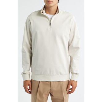 BOSS Stimmann Half Zip Top in Open White at Nordstrom Rack, Size Xx-Large