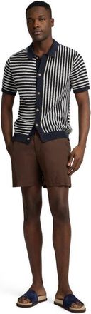 Onia Stretch Linen 6 Short in Espresso at Nordstrom, Size 38