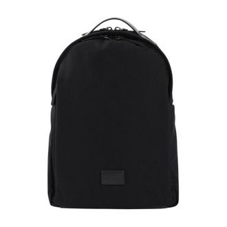 Giorgio Armani Zaino in rete e pelle - - Bags - Uomo - Nero - ONE SIZE