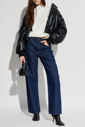 A Gold E Arc Jeans, Womens, Navy Blue