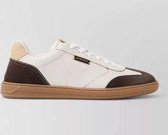 Versace leather low-top sneakers