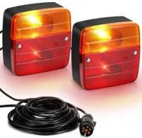 OEM Adecuado Para Luces Traseras Magn&eacute;ticas De Remolque: Luces Magn&eacute;ticas De 12 V Para Remolque, Luces Traseras Con Intermitentes, Luces De Matr&iacute;cula Para