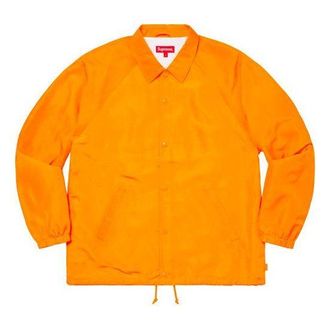SUPREME World Famous Coaches Jacket Orange Black SUP-SS20-709