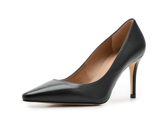L.k. Bennett Floret New Pointed Courts High Heels Black : EU 41 (US Womens 11) M, Leather