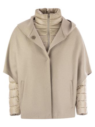 Herno Resort Hood in ultraleichter Wolle und Nylon