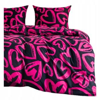 OEM Juego De Cama 200x220, Funda N&oacute;rdica + 2 Fundas De Almohada, Estampado De San Valent&iacute;n