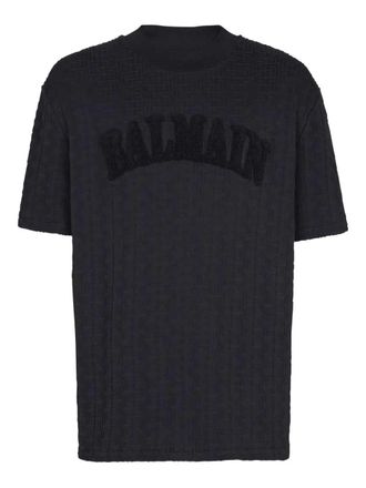 Balmain T-Shirt mit Pb-Monogramm