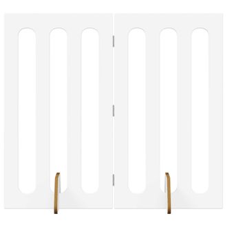 vidaXL Valla Plegable Para Mascotas 2 Pcs 100,5 X 38 X 90 Cm Vidaxl