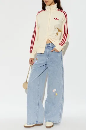adidas Sweatshirt With Logo, Womens, Yellow