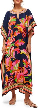 Trina Turk Theodora Maxi Caftan Dress in Multi at Nordstrom, Size X-Small