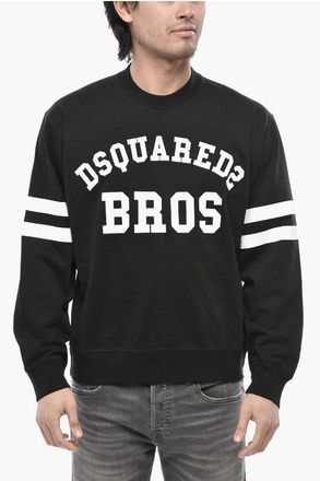 Dsquared2 Printed Cotton Crewneck T-Shirt D2 BROS size Xxl