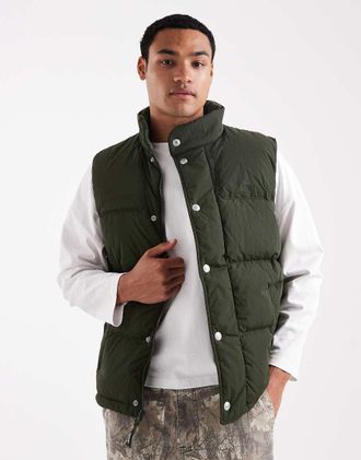 Levi's Rockridge - Piumino smanicato verde scuro