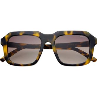 Freyrs Eyewear Charlie Square Sunglasses in Yellow Tortoise at Nordstrom