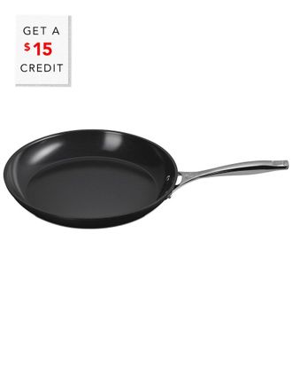 LE CREUSET Essential 12In Non-Stick Ceramic Round Fry Pan With $15 Credit