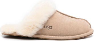 UGG Beige Logo Slippers