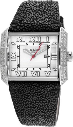 Locman Classic Quartz Silver Dial Ladies Watch 232MOPWHDC/BK STG