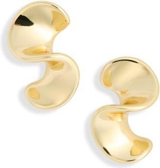 Nordstrom Rack Demi Fine Spiral Drop Earrings in Gold at Nordstrom Rack