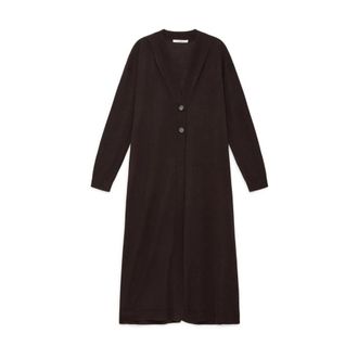 Maliparmi Long Knitwear, female, Brown, M, Colours of the World Cardigan