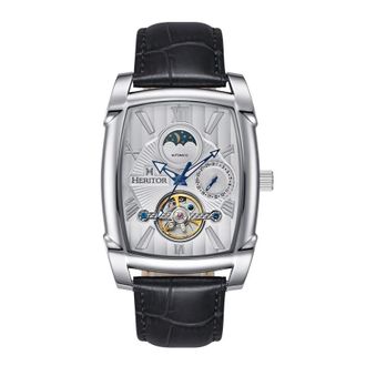 Heritor Valentin Automatic Silver Dial Mens Watch HERHS4402
