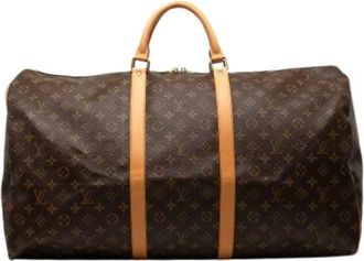 Louis Vuitton Pre-owned Weekend Bags, female, Brown, Size: ONE SIZE Pre-owned Keepall 60