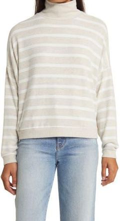 Lucky Brand Cloud Mock Neck Sweater in Oatmeal St at Nordstrom Rack, Size X-Small