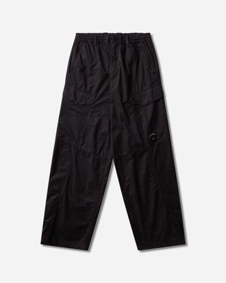 C.P. Company Men s Microreps Boxy Cargo Pants Black