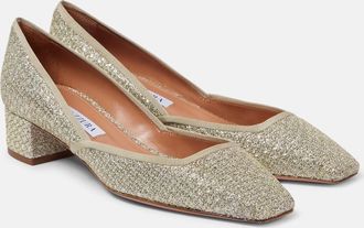 Aquazzura Maia 35 tweed pumps