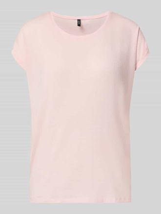Vero Moda Relaxed Fit T-Shirt aus Lyocell-Mix Modell AVA in Rosa, Gr&ouml;&szlig;e XL