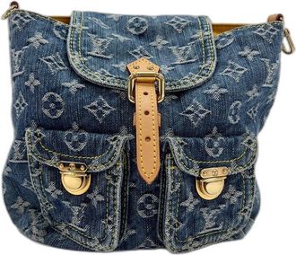 Louis Vuitton Blue Backpack (Pre-Owned)