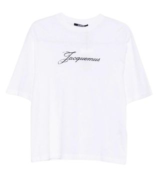 Jacquemus White Logo Crew Neck T-Shirt